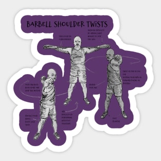 Barbell Shoulder Twist Sticker